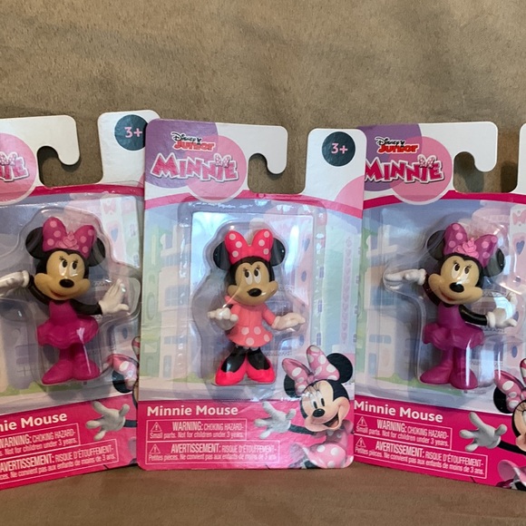 Disney Junior Minnie Mouse Figure Cake Topper Minniemouse Decoration Toy figure - Picture 2 of 4